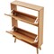 Shoe Cabinet with Flip Drawers Rattan Doors Entryway Storage Organizer